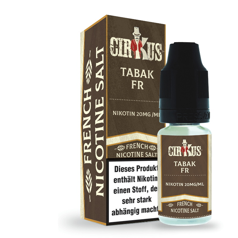 Tabak Fr Nikotin Salz Liquid Authentic Cirkus