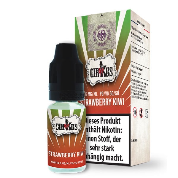 Strawberry-Kiwi Liquid Authentic CirKus 6 mg/ml