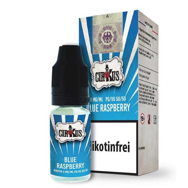 Blue Raspberry Liquid Authentic CirKus 0 mg/ml