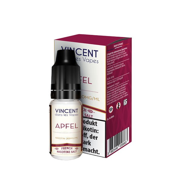 Apfel Nikotinsalz Liquid Vincent dans les Vapes 20 mg/ml